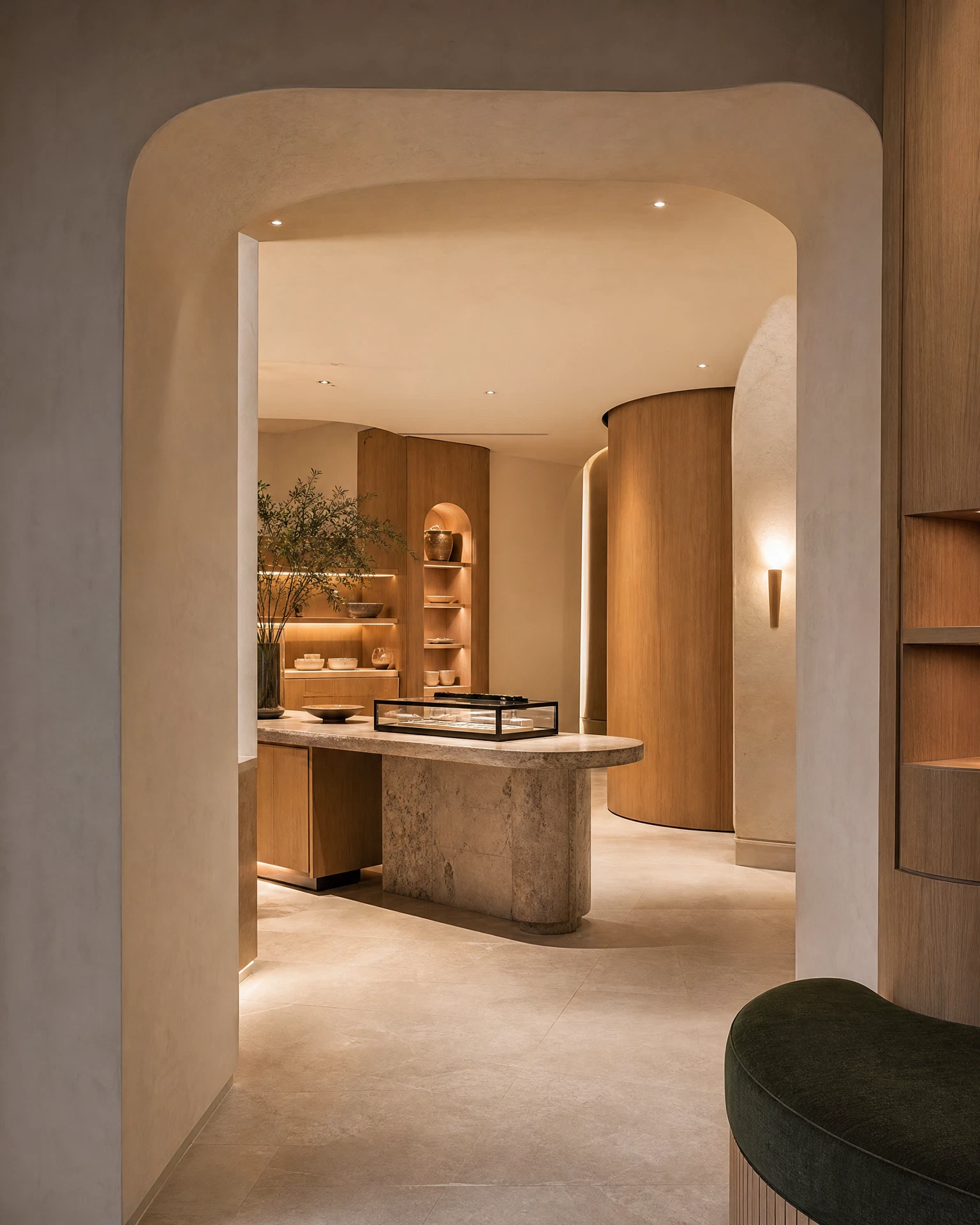 Verfijnd interieur met organisch maatwerk